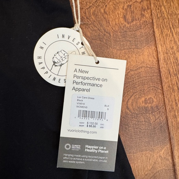 Vuori Black Mini Dress - Picture 5 of 6